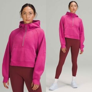 LULULEMON | Scuba Oversized Half-Zip Hoodie in Pink Lychee | Size XS/S